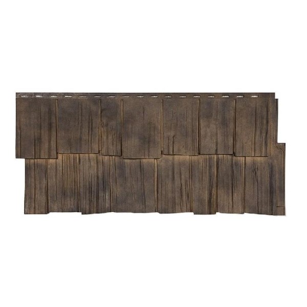 Фасадная панель T-Сайдинг- Щепа Дуб ЭКО-2 Орех купить в Ирбите