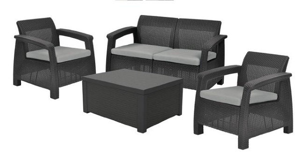 Комплект Corfu box set со столиком-ящиком для подушек (Европа) купить в Ирбите