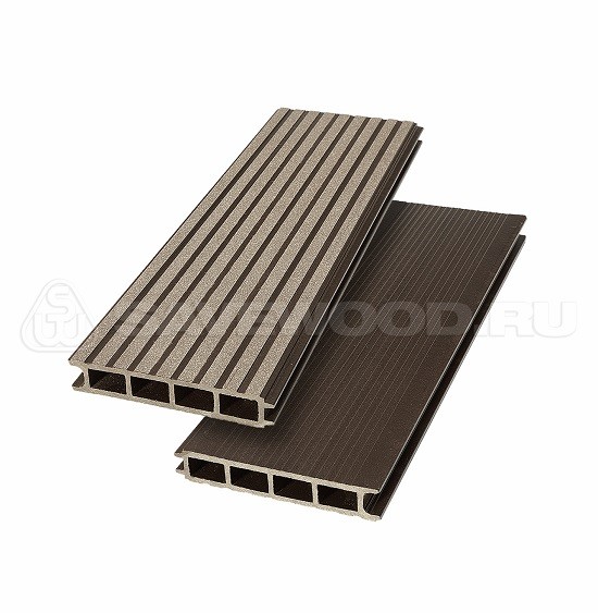 Террасная доска из ДПК SW Ulmus «SaveWood» темно-коричневый купить в Ирбите