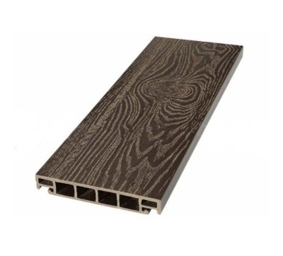 Террасная доска из ДПК SW Salix (T) 2D тёмно-коричневый