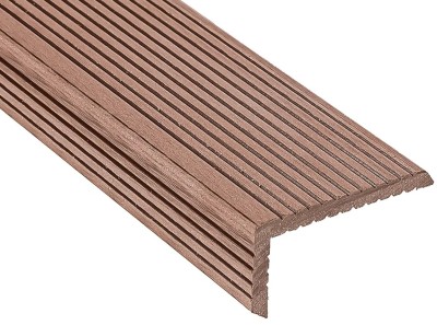 Уголок из ДПК 70х35 Махагон