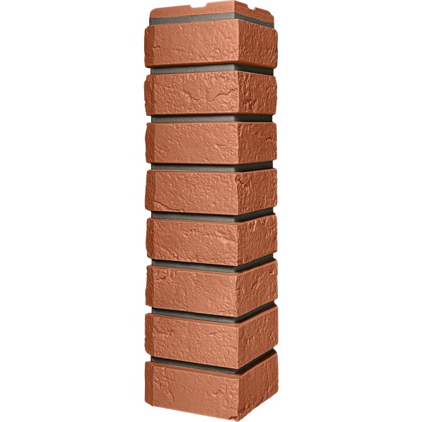 Угол наружный ДАЧНЫЙ Серия Баварский кирпич Терракотовый купить в Ирбите