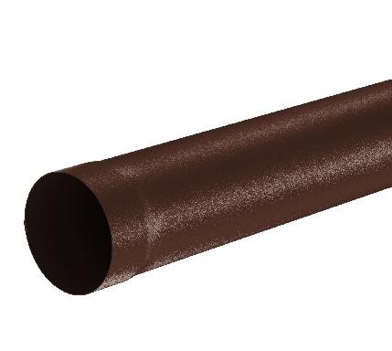 Водосток Aquasistem, Система 150/100 - Труба водосточная 1.00м RAL 8017 Коричневый matt купить в Ирбите