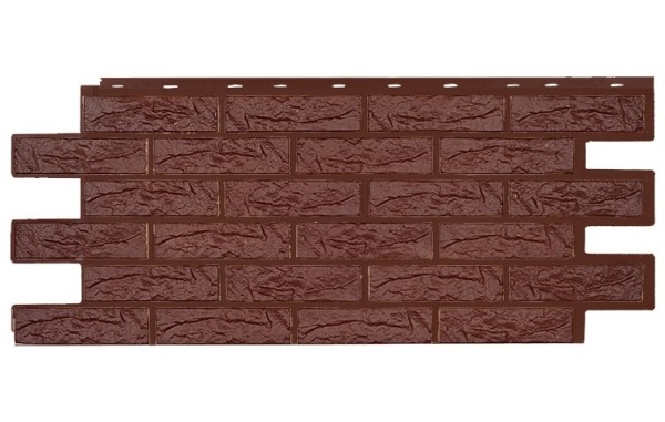 Фасадная панель T-Siding Лондон Брик Эко Браун купить в Ирбите