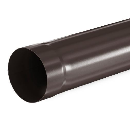 Водосток Aquasistem, система 150/100 - Труба водосточная 3.00м RR 32 Тёмно Коричневый купить в Ирбите