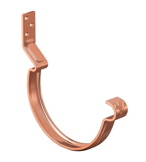 Водосток Aquasistem, система 125x90 - Крюк крепления короткий медный d125мм купить в Ирбите