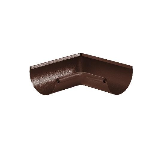Водосток Aquasistem, Система 150/100 - Угол желоба, внутренний 90° RAL 8017 Коричневый matt купить в Ирбите