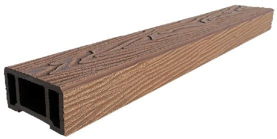 Перила ДПК 3D GardenParkett фактура дерева Светло-коричневый купить в Ирбите