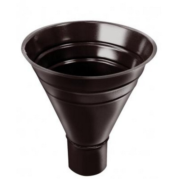 Водосток Grand Line 125x90 – Воронка водосборная RAL 8017 купить в Ирбите