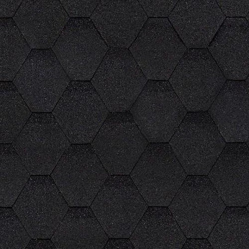 Гибкая черепица Shinglas, коллекция Оптима – Чёрный купить в Ирбите