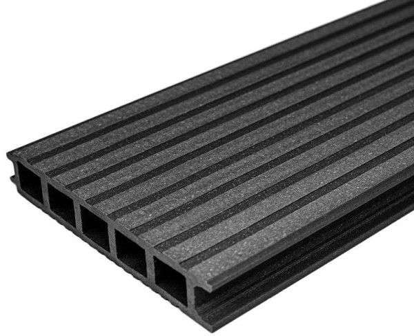 Террасная доска из ДПК бесшовная holzhof, Антрацит купить в Ирбите