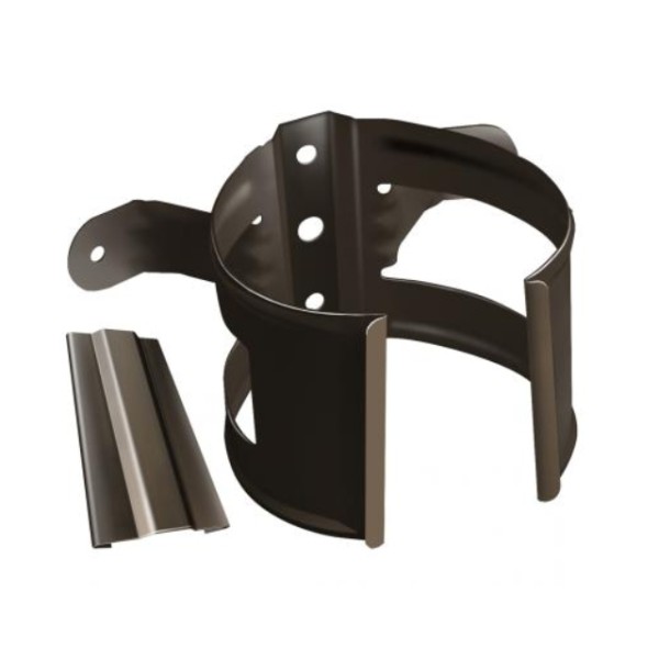 Водосток Grand Line 125x90 – Хомут трубы (на дерево) RR 32 купить в Ирбите