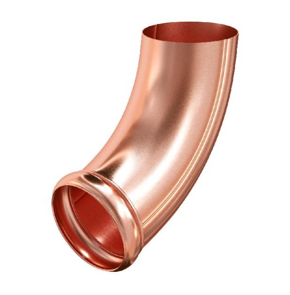 Водосток Aquasistem, система 125x90 - Отвод трубы декоративный медный купить в Ирбите