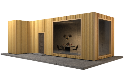 Фасадная панель GRINDERDECO, ДПК,двухсторонняя Песчаник