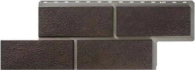 Фасадная панель Альта-Профиль Неаполитанский камень - Коричневый