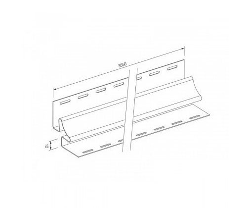 Внутренний угол для винилового сайдинга VOX STANDART купить в Ирбите