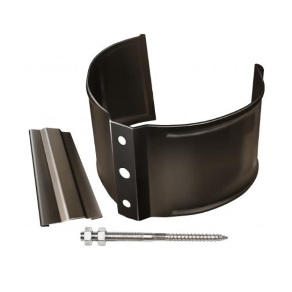 Водосток Grand Line 125x90 – Хомут трубы (на кирпич) RR 32 купить в Ирбите