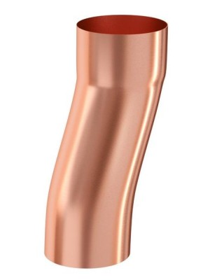 Водосток Aquasistem, система 125x90 - S-обвод медный