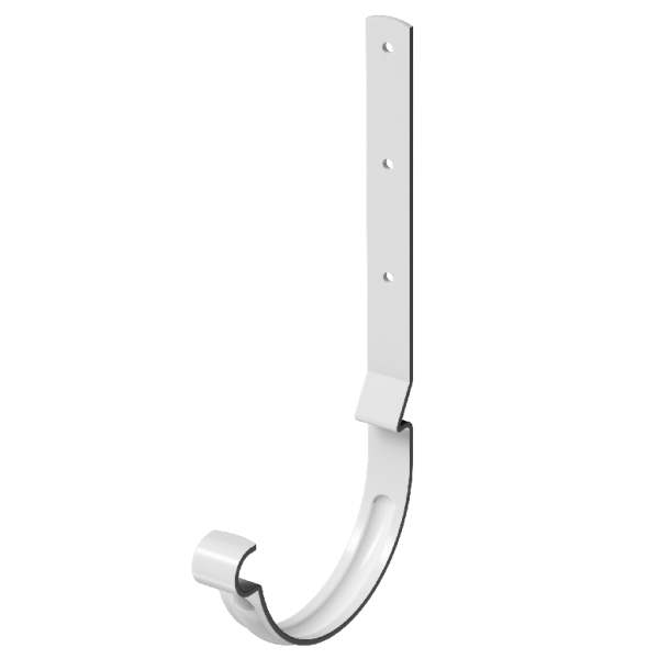 Карнизный крюк длинный D125 Döcke STAL PREMIUM Пломбир, (RAL 9010) купить в Ирбите