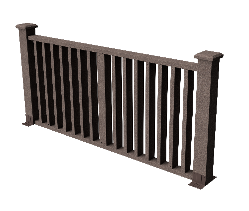 Ограждения декоративное ДПК GRINDERDECO Риальто венге купить в Ирбите