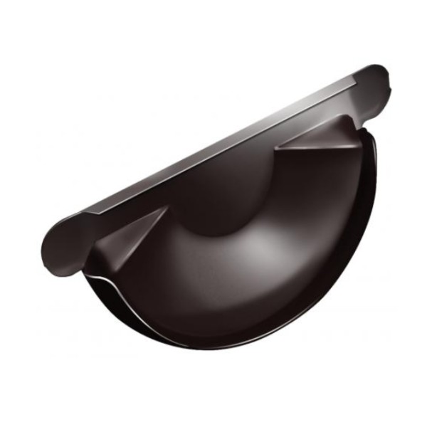 Водосток Grand Line 125x90 – Заглушка желоба RAL 8017 купить в Ирбите