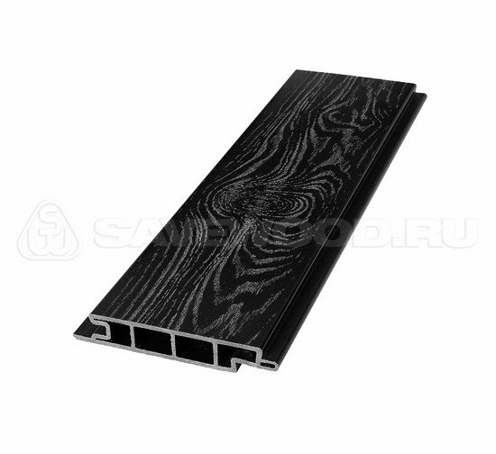 Террасная доска из ДПК SW Padus тангенциальный распил «SaveWood» черный купить в Ирбите