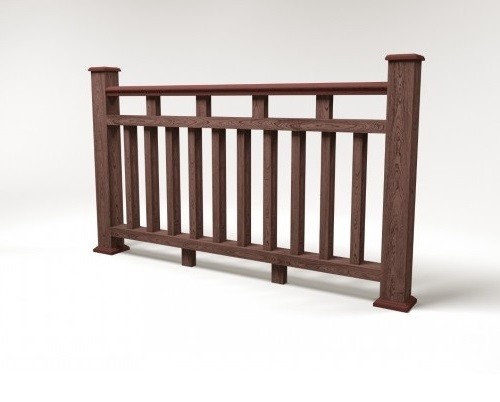 Ограждение из ДПК FG8 шоколад купить в Ирбите