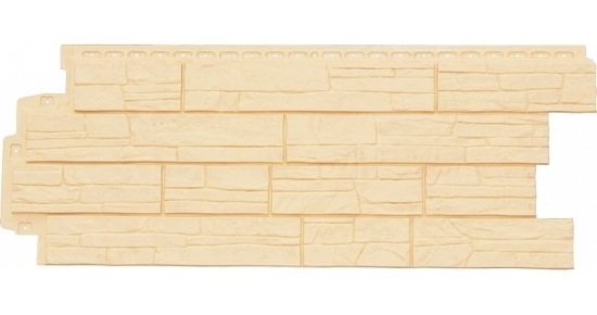 Фасадная панель Grand Line Сланец бежевый купить в Ирбите