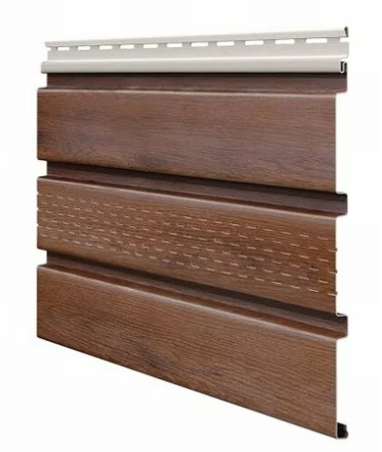 Софит ламинированный VOX UNICOLOR с центральной перфорацией, Коричневый купить в Ирбите