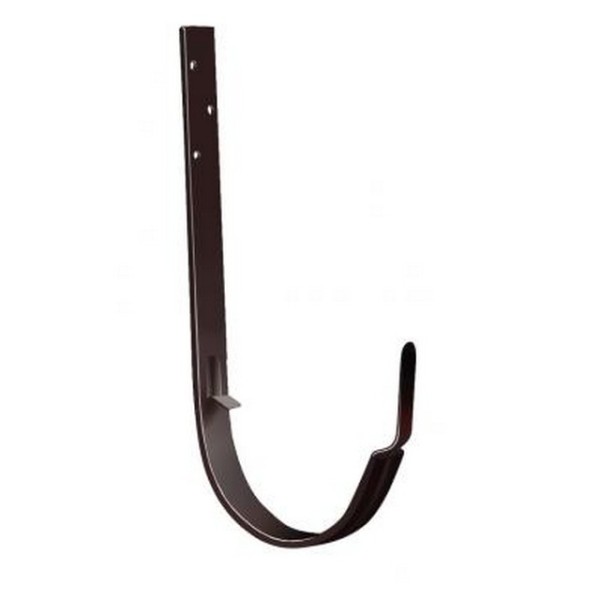 Водосток Grand Line 125x90 – Кронштейн длинный RAL 8017 купить в Ирбите