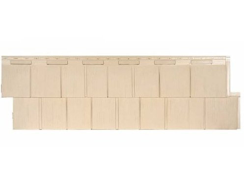 Фасадная панель T-Сайдинг-Щепа пихта ЭКО-1 Желтый купить в Ирбите