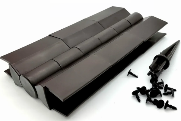 Угловой элемент поворотный, пластиковый от 60° до 300° для доски 225х30 мм из ДПК коричневый Holzhof  купить в Ирбите