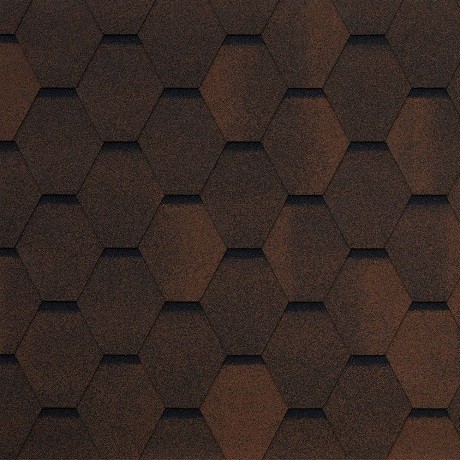 Гибкая черепица Tegola GARDA marrone 439 купить в Ирбите