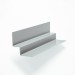 Профиль внутренний угол алюминиевый (матовый) 3м купить в Ирбите