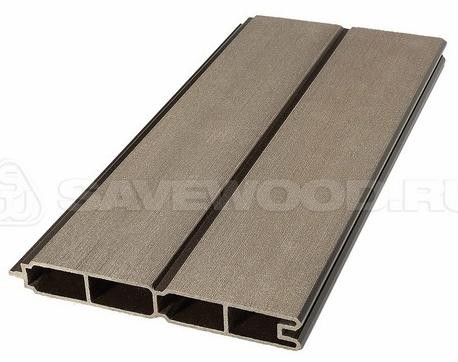 Заборный профиль из ДПК Savewood SW Agger матовый тёмно-коричневы купить в Ирбите